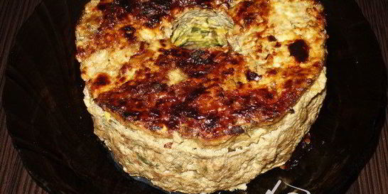 Мясная запеканка с начинкой