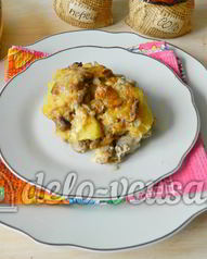 Мясная запеканка