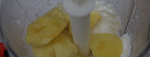 нежная творожная запеканка с фруктами. Шаг 4