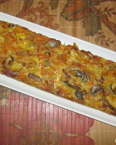 Овощная запеканка с тунцом