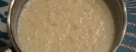 рисовая запеканка с клубничным соусом. Шаг 3