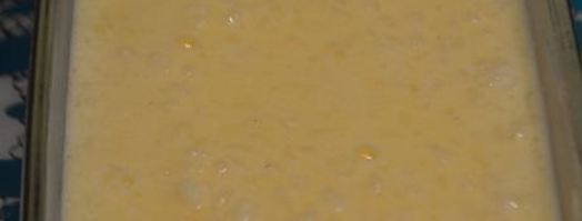 рисовая запеканка с клубничным соусом. Шаг 6