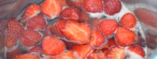 рисовая запеканка с клубничным соусом. Шаг 8