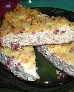 Сырная запеканка с капустой