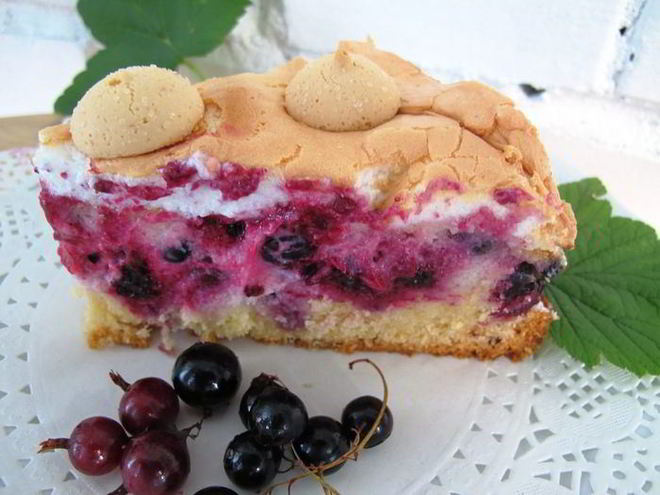 Рецепт торта-запеканки летние ягоды