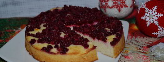 творожная запеканка с брусникой. Шаг 7