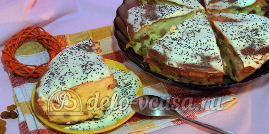 Творожная запеканка с изюмом