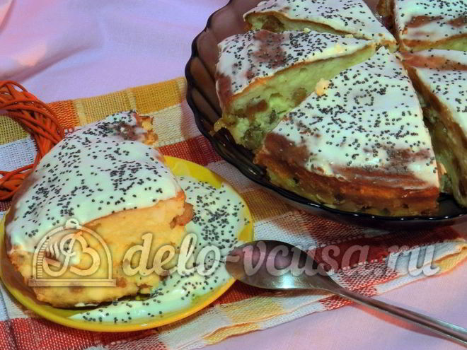 Рецепт творожной запеканки с изюмом