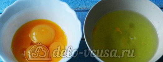 творожная запеканка с изюмом. Шаг 3