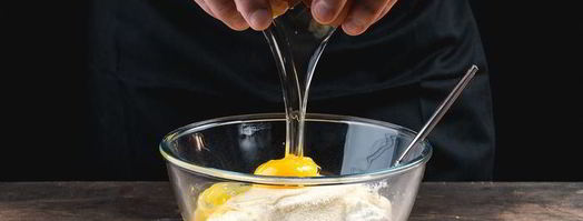 творожная запеканка с кремом и ягодами. Шаг 3