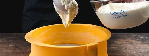 творожная запеканка с кремом и ягодами. Шаг 4