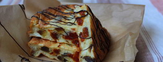 творожная запеканка с курагой и финиками. Шаг 10