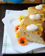 Творожная запеканка с овсяными хлопьями