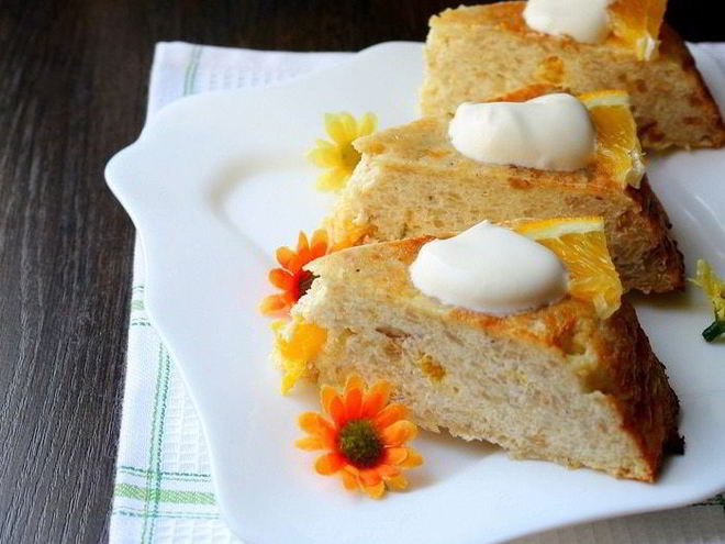 Рецепт творожной запеканки с овсяными хлопьями