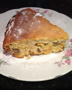 Творожная запеканка с тыквой и яблоками