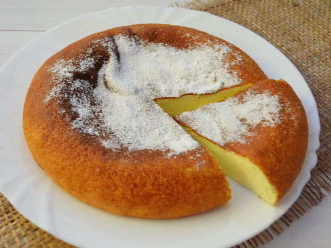 Рецепт творожной запеканки в мультиварке