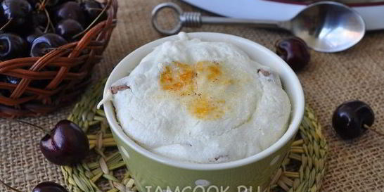 Творожная запеканка в пароварке