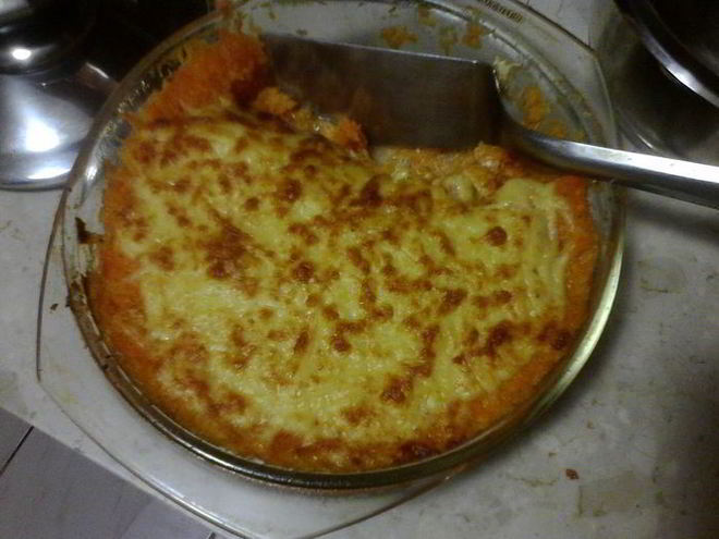 Рецепт тыквенной запеканки с куриным филе