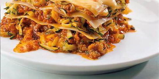 Запеканка из фарша и цуккини