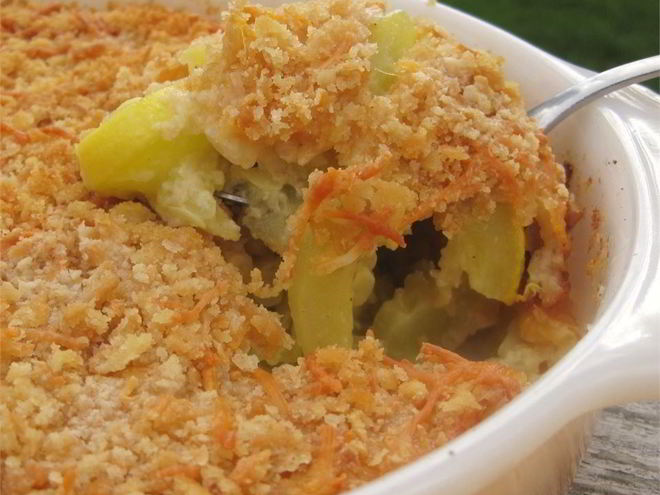 Рецепт запеканки из кабачков и сыра
