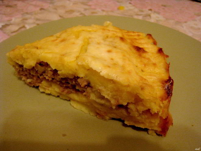 Рецепт запеканки из картофельного пюре в духовке