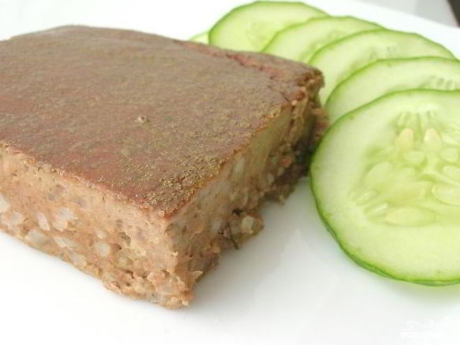 Рецепт запеканки из печени с рисом