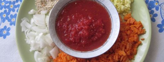 запеканка из пшена с чечевицей. Шаг 6