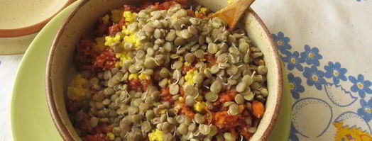 запеканка из пшена с чечевицей. Шаг 10