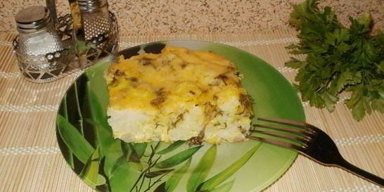 Запеканка из цветной капусты в духовке