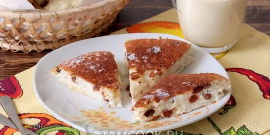 Запеканка рисовая в мультиварке