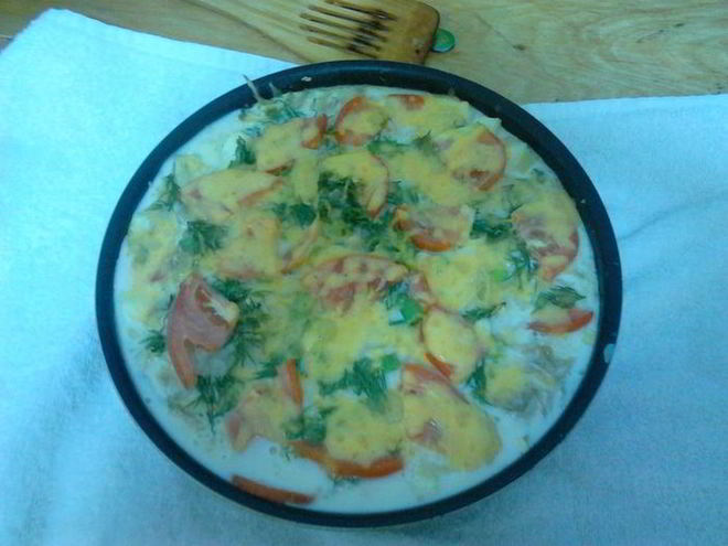 Рецепт запеканки с кабачком и хлебом