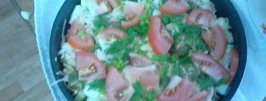 запеканка с кабачком и хлебом. Шаг 5