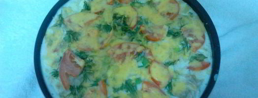 запеканка с кабачком и хлебом. Шаг 8