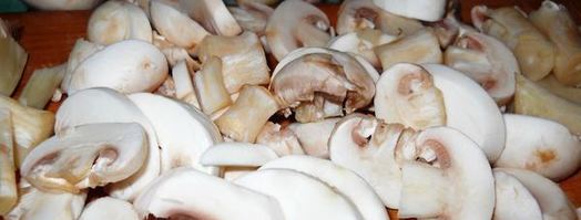 запеканка с курицей, кабачками и грибами. Шаг 5