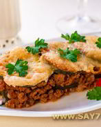 Запеканка с цуккини и фаршем