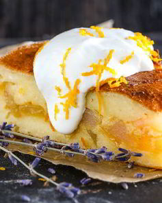 Запеканка с яблоками и грушами