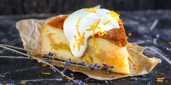 Запеканка с яблоками и грушами