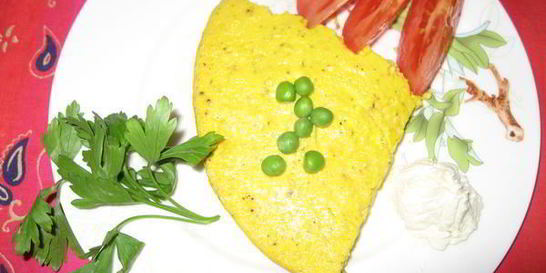 Запеканка творожно-овощная Тыква и горошек