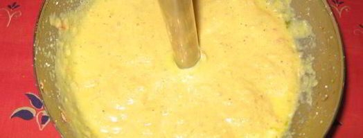 запеканка творожно-овощная тыква и горошек. Шаг 3