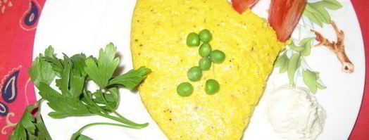 запеканка творожно-овощная тыква и горошек. Шаг 6