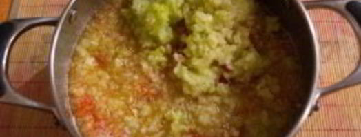 аджика из кабачка и ябок. Шаг 3