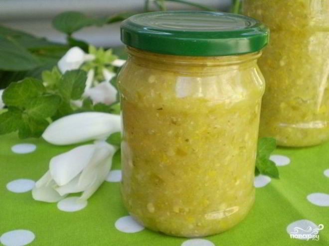 Рецепт аджики из кабачков на зиму острая