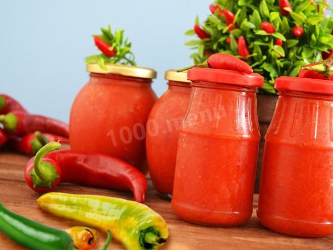 Рецепт аджики из красного перца без помидор