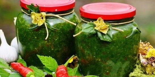 Аджика из петрушки