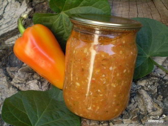 Рецепт аджики из помидоров и чеснока