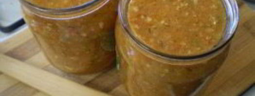 аджика из помидоров и перца с чесноком. Шаг 10