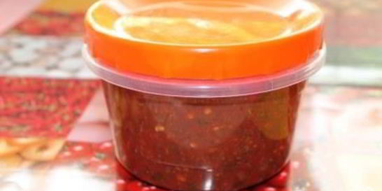 Аджика из помидоров и перца
