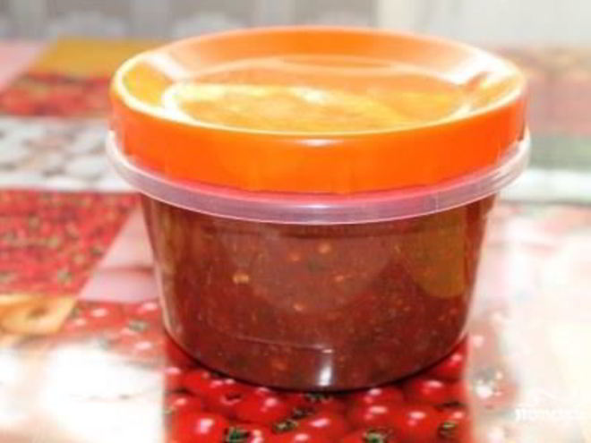 Рецепт аджики из помидоров и перца