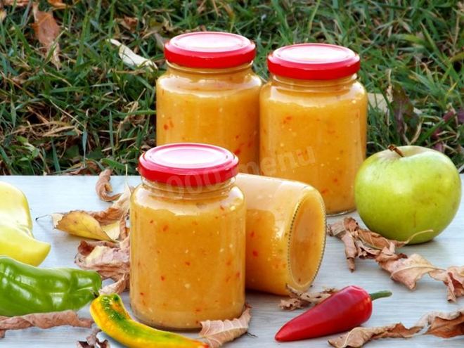 Рецепт аджики острой без помидор