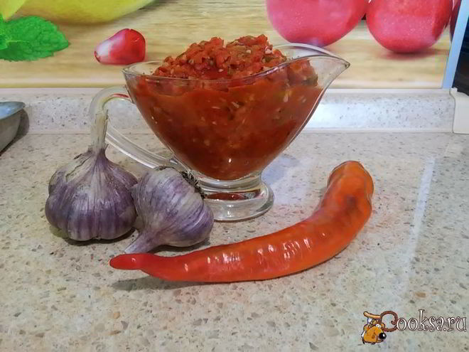 Рецепт аджики остринка